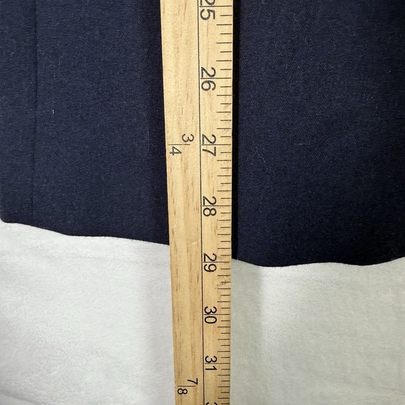 Vintage Lands End Blazer Womens Size 8 Navy 100% Wool Made in USA - Picture 7 of 9